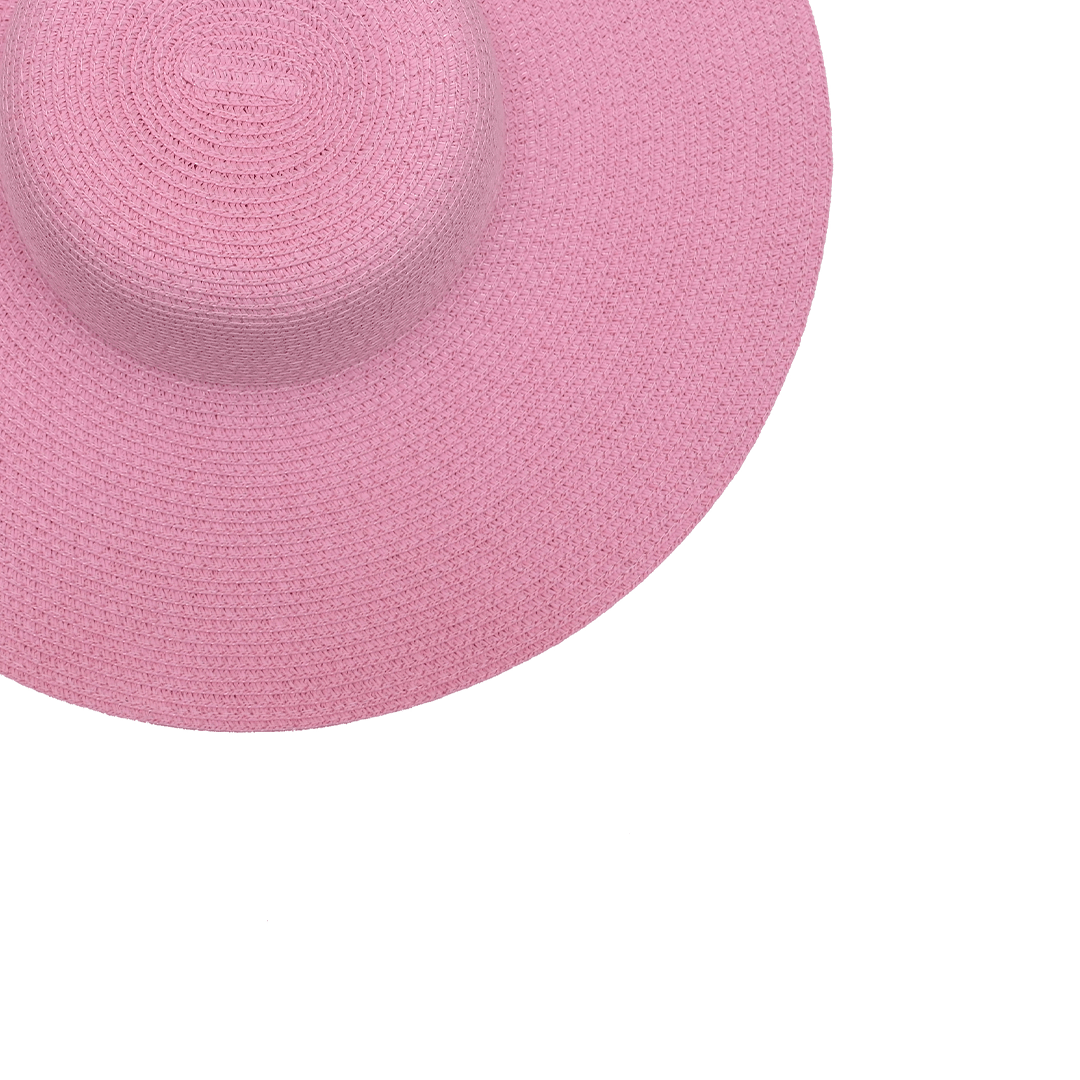 Floppy Hat (Plain) | Cotton & Natural Straw | Wide Brim Summer Hat – Womens Hat on Brown Living™. SKU: MBNL003006. Img 24.