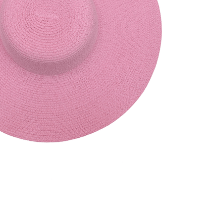 Floppy Hat (Plain) | Cotton & Natural Straw | Wide Brim Summer Hat – Womens Hat on Brown Living™. SKU: MBNL003006. Img 24.