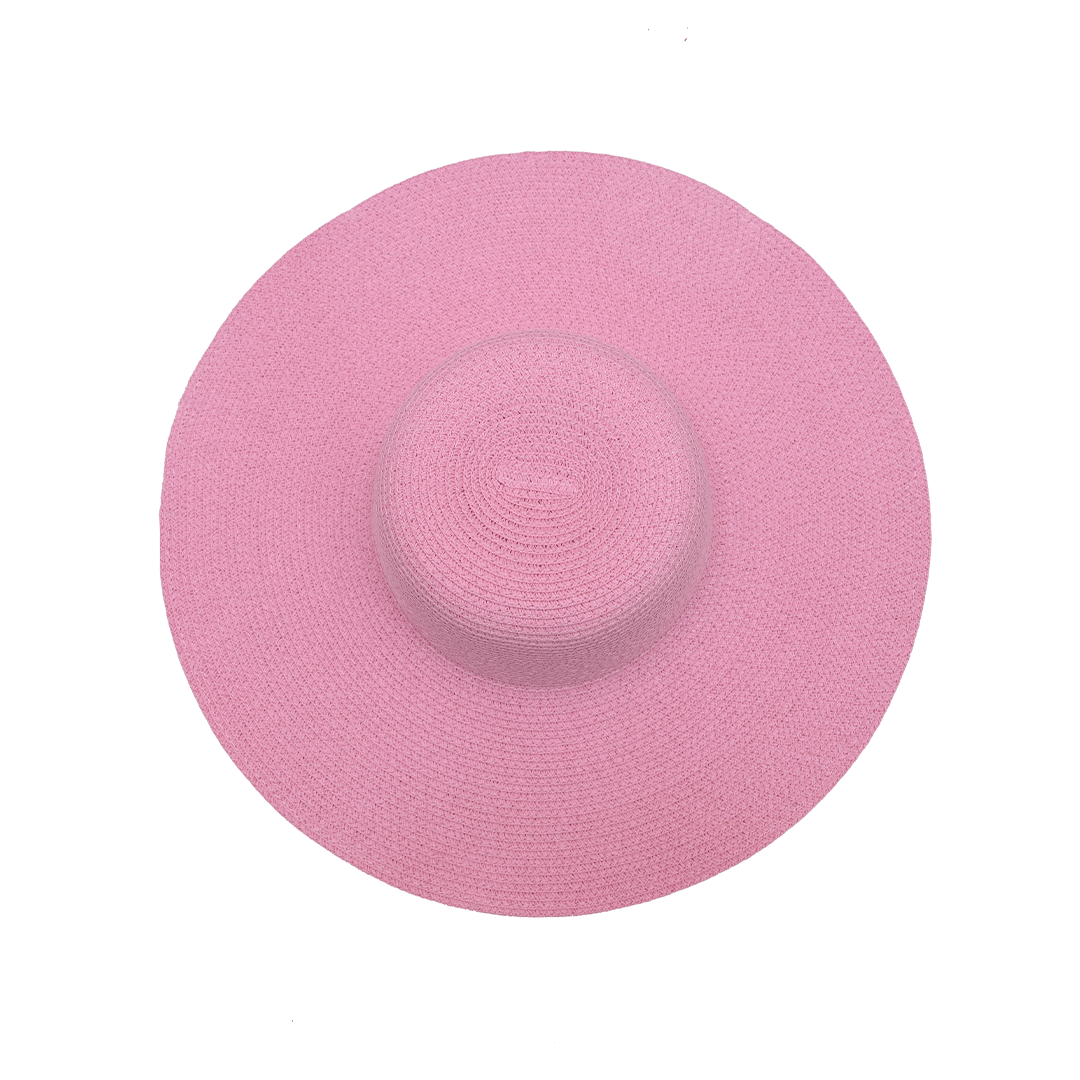 Floppy Hat (Plain) | Cotton & Natural Straw | Wide Brim Summer Hat – Womens Hat on Brown Living™. SKU: MBNL003006. Img 25.