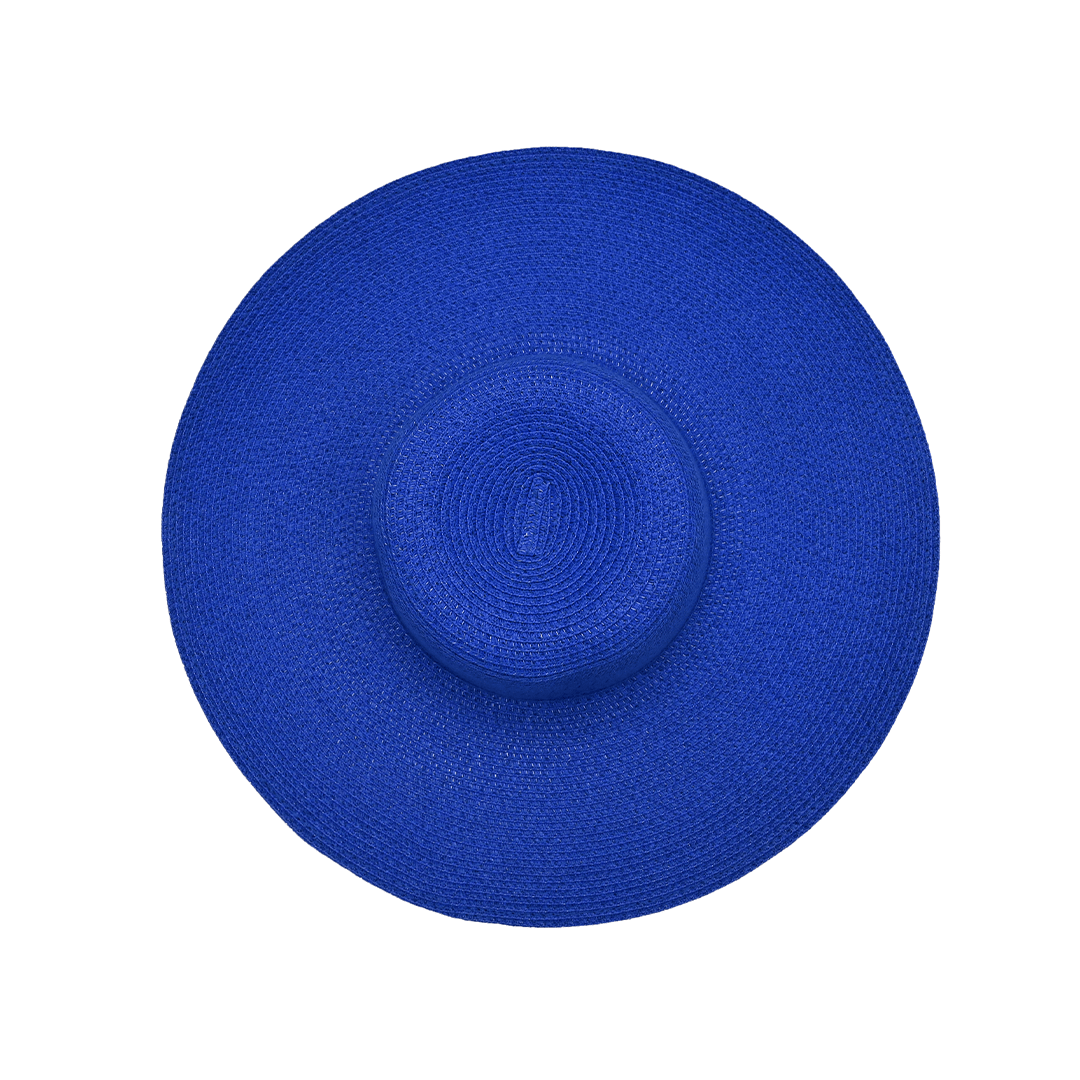 Floppy Hat (Plain) | Cotton & Natural Straw | Wide Brim Summer Hat – Womens Hat on Brown Living™. SKU: MBNL003010. Img 11.