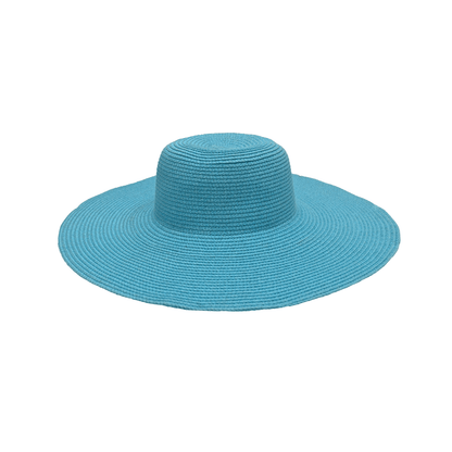 Floppy Hat (Plain) | Cotton & Natural Straw | Wide Brim Summer Hat – Womens Hat on Brown Living™. SKU: MBNL003011. Img 14.