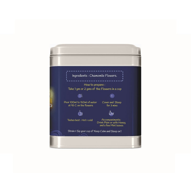 Floral Health - Butterfly Pea Tea and Chamomile Tea Gift Box |25gms X 2Tin with Strainer | Verified Sustainable by Brown Living™