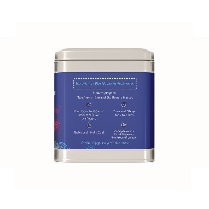 Floral Health - Butterfly Pea Tea and Chamomile Tea Gift Box |25gms X 2Tin with Strainer | Verified Sustainable by Brown Living™