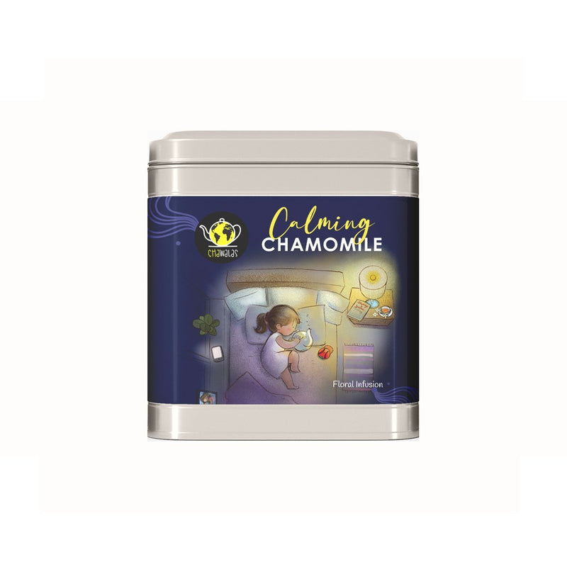 Floral Health - Butterfly Pea Tea and Chamomile Tea Gift Box |25gms X 2Tin with Strainer | Verified Sustainable by Brown Living™