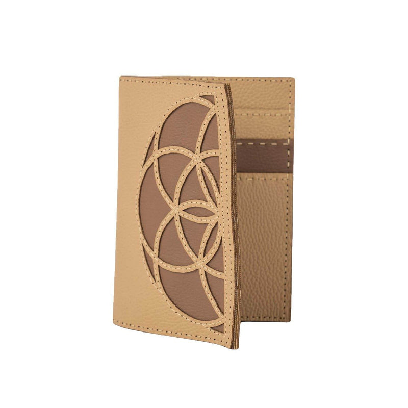 Floral Leaf Design Wallet – Handmade from Upcycled Materials | Verified Sustainable by Brown Living™