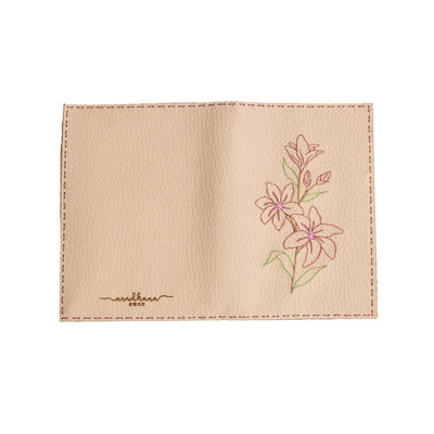 Floral Wallet for Women – Handcrafted and Sustainable – Mens Wallet on Brown Living™. SKU: W0011. Img 2.