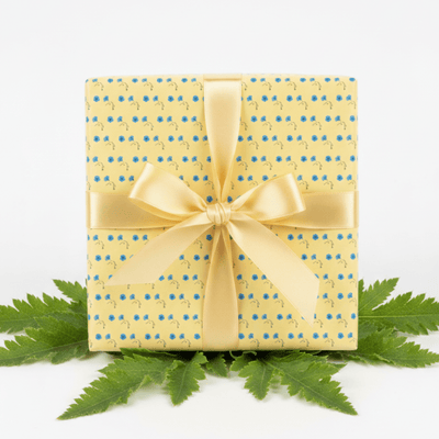 Floral Wrapping Paper Set of 8 | Premium Gift Wrapping Sheets – Wrapping Paper on Brown Living™. SKU: WP01. Img 5.