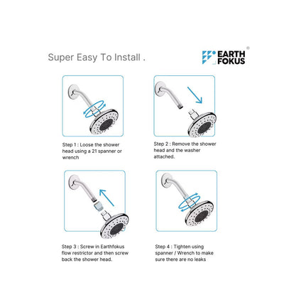 Flow Regulator 8 Lpm | Constant Flow Insert for Taps & Shower – Water Saving Device on Brown Living™. SKU: WF-FR-080-UP2n. Img 3.