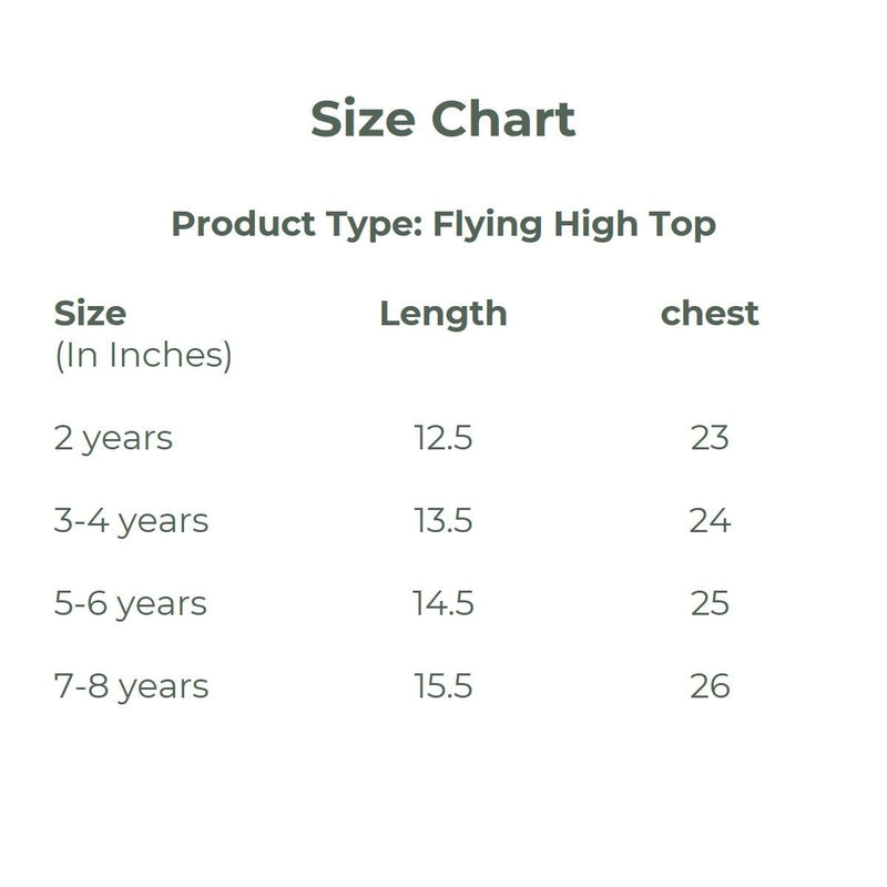 Flying High Girls Top | Verified Sustainable by Brown Living™