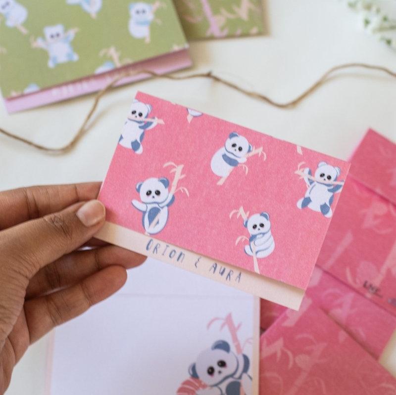 Foldable Gift Cards with Envelopes - K for Koala | Bright | 250 GSM Paper | Verified Sustainable Greeting & Note Cards on Brown Living™