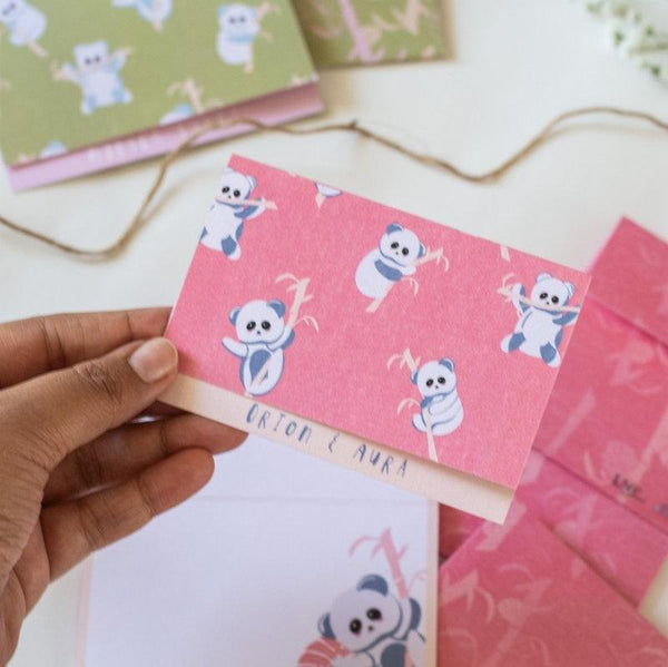 Foldable Gift Cards with Envelopes - K for Koala - Bright | Verified Sustainable by Brown Living™