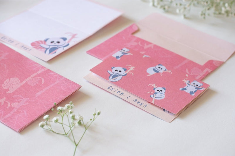 Foldable Gift Cards with Envelopes - K for Koala - Bright | Verified Sustainable by Brown Living™