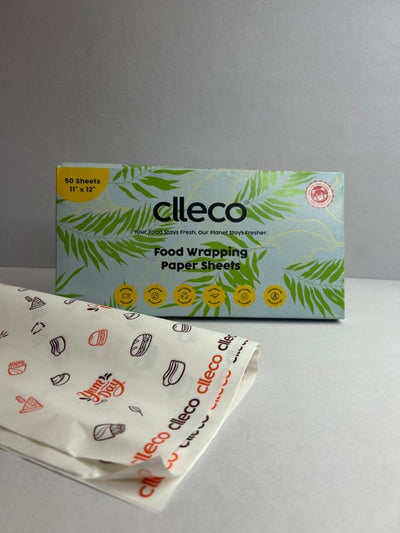 Food Wrapping Paper Pre - Cut Sheets – Food Wraps on Brown Living™. SKU: FW1124. Img 1.