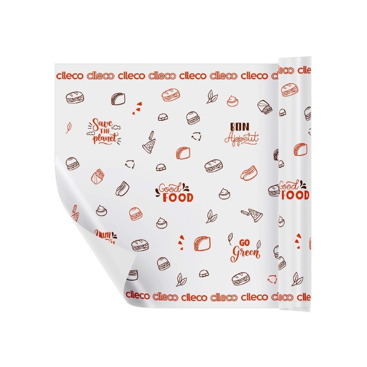 Food Wrapping Paper Pre - Cut Sheets – Food Wraps by Clleco available on Brown Living™. . SKU: FW1124. Img 2.