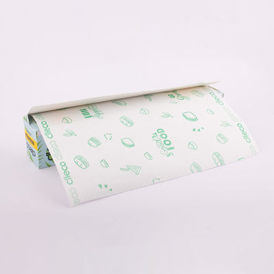 Food Wrapping Paper Roll - 20 mtr – Food Wraps on Brown Living™. SKU: FR21124CL. Img 3.