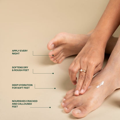 Foot Cream for Dry & Cracked Heels | Cocoa & Shea Butter with Tea Tree – Foot Cream by remembher available on Brown Living™. . SKU: SCBFOT028. Img 3.