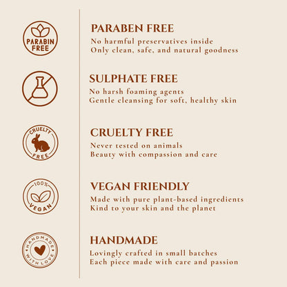 French Clay Bar - Gentle Cleansing Natural Clay Soap – Body Soap on Brown Living™. SKU: SS-31. Img 5.