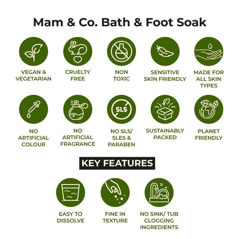 Fresh Bath & Foot Soak | Easy to Dissolve | Fine in Texture | Non Sticky (100 g) | Verified Sustainable Bath Salt on Brown Living™