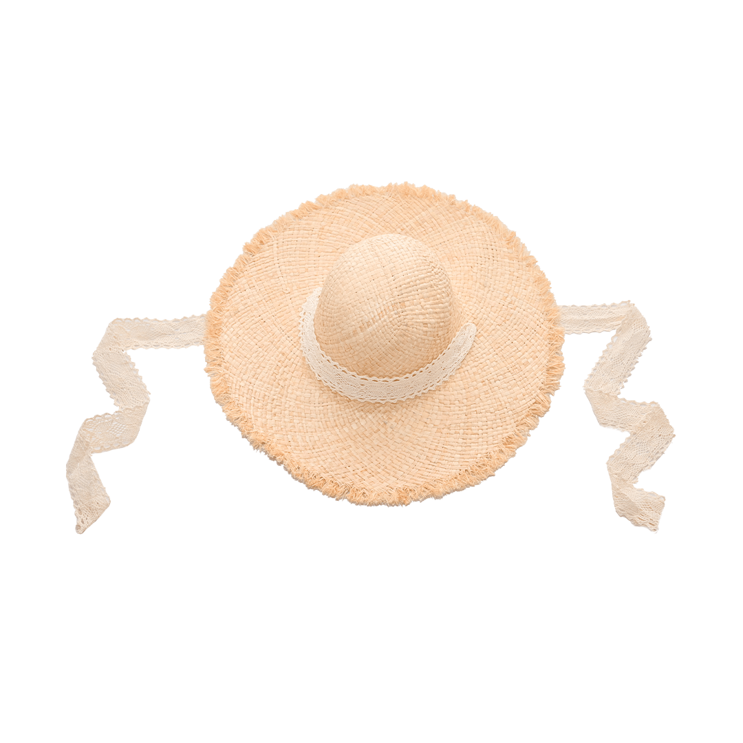 Fringe Hat | Stylish Handmade Summer Hat for Women – Womens Hat on Brown Living™. SKU: MBNL001001. Img 1.