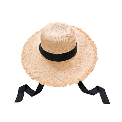 Fringe Hat | Stylish Handmade Summer Hat for Women – Womens Hat on Brown Living™. SKU: MBNL001002. Img 4.