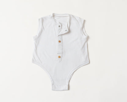 Front Open Herb Dyed Baby Suit For Easy Wear & Comfort – Kids Daywear Sets on Brown Living™. SKU: BSW03006. Img 6.