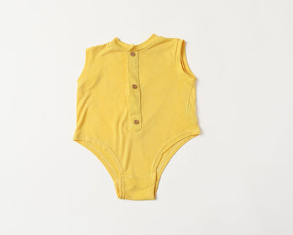 Front Open Herb Dyed Baby Suit For Easy Wear & Comfort – Kids Daywear Sets on Brown Living™. SKU: BSY03011. Img 4.