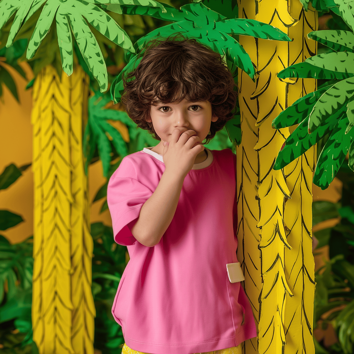 Froyo Fun Unisex Cotton Tee | 100% Cotton, Dye-Free & Skin Friendly – Kids T-Shirts on Brown Living™. SKU: KT04A-2-4Y. Img 5.