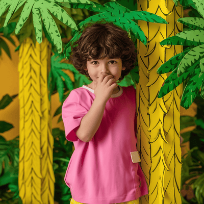 Froyo Fun Unisex Cotton Tee | 100% Cotton, Dye-Free & Skin Friendly – Kids T-Shirts on Brown Living™. SKU: KT04A-2-4Y. Img 5.