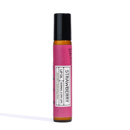 Fruity Strawberry Lip Oil for Glossy Finish – Lip Balms on Brown Living™. SKU: 8904448005769. Img 2.