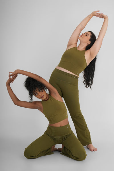 Gala Kelp Co - ordinated Set | Comfortable Women’s Activewear Set – Womens Co - Ord Sets on Brown Living™. SKU: ELGLCOKLPXS. Img 1.