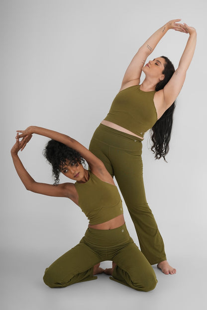 Gala Kelp Co - ordinated Set | Comfortable Women’s Activewear Set – Womens Co - Ord Sets on Brown Living™. SKU: ELGLCOKLPXS. Img 1.