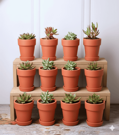 Gamla Planter Small 4 Inch | Terracotta Handmade Pot – Home & Garden on Brown Living™. SKU: PL10-12. Img 1.