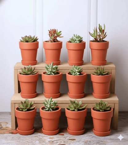 Gamla Planter Small 4 Inch | Terracotta Handmade Pot – Home & Garden on Brown Living™. SKU: PL10-12. Img 1.