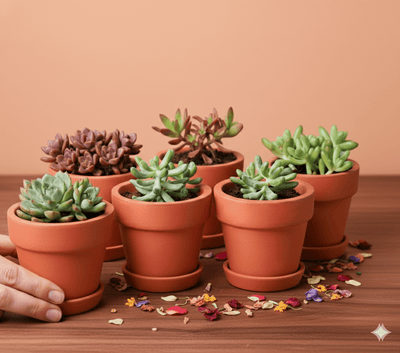 Gamla Planter Small 4 Inch | Terracotta Handmade Pot – Home & Garden on Brown Living™. SKU: PL10-12. Img 9.