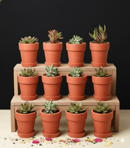 Gamla Planter Small 4 Inch | Terracotta Handmade Pot – Home & Garden on Brown Living™. SKU: PL10-12. Img 3.