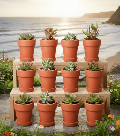 Gamla Planter Small 4 Inch | Terracotta Handmade Pot – Home & Garden on Brown Living™. SKU: PL10-12. Img 6.
