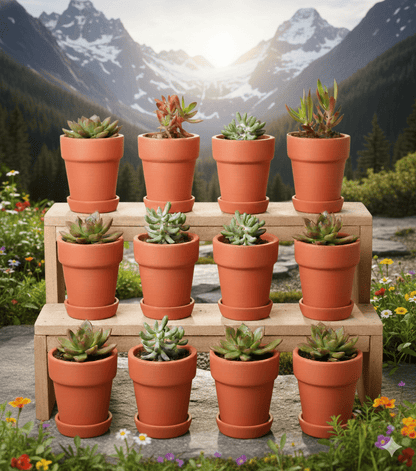 Gamla Planter Small 4 Inch | Terracotta Handmade Pot – Home & Garden on Brown Living™. SKU: PL10-12. Img 5.