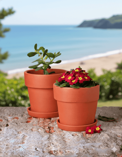 Gamla Planter Small 4 Inch | Terracotta Handmade Pot – Home & Garden on Brown Living™. SKU: PL10-2A. Img 16.