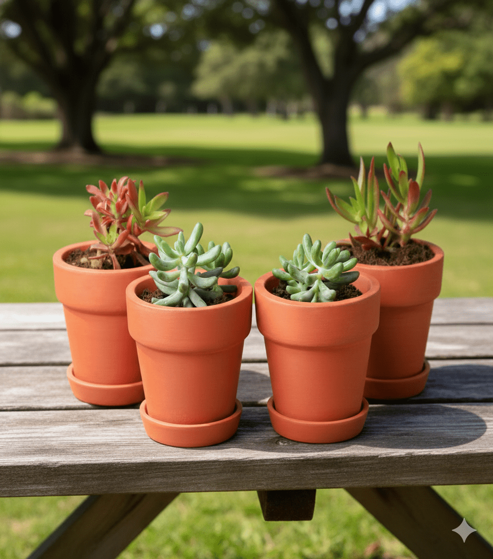 Gamla Planter Small 4 Inch | Terracotta Handmade Pot – Home & Garden on Brown Living™. SKU: PL10-4. Img 20.