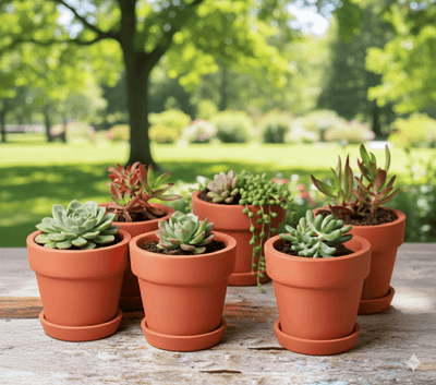 Gamla Planter Small 4 Inch | Terracotta Handmade Pot – Home & Garden on Brown Living™. SKU: PL10-6. Img 11.