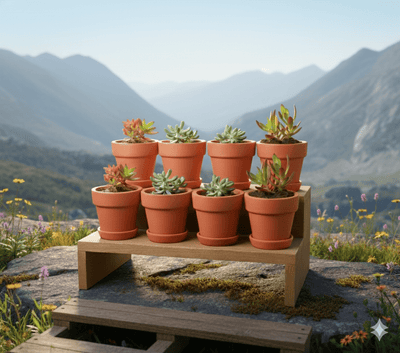 Gamla Planter Small 4 Inch | Terracotta Handmade Pot – Home & Garden on Brown Living™. SKU: PL10-8. Img 28.