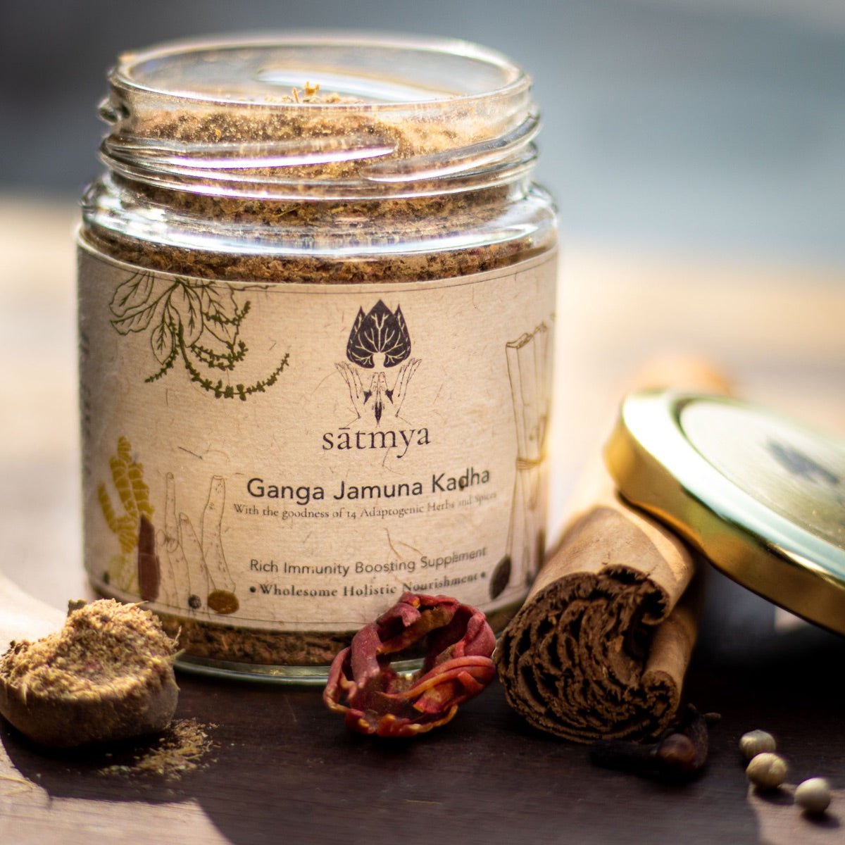 Ganga Jamuna Kadha - Immunity Supplements – Health & Energy Drinks on Brown Living™. SKU: Ganga_100gms996. Img 2.