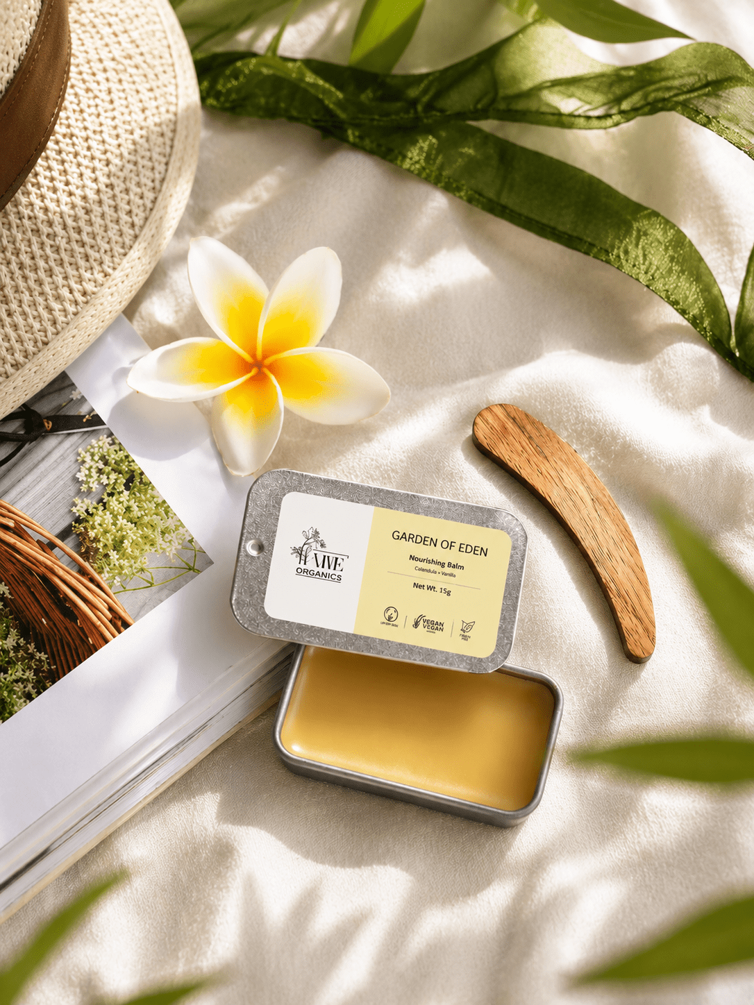Garden of Eden Floral Deodorant - 15g | Alcohol Free – Deodorant on Brown Living™. SKU: Garden-of-eden-deo-15. Img 1.