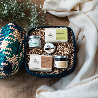 Gentleman’s Care Hamper | Sustainable Self-Care for the Modern Men – Gift Giving on Brown Living™. SKU: BNWD03-1. Img 1.