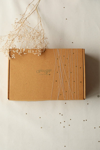 Gift For Her - Grey Hues Mini Clutch Gift Box | Verified Sustainable by Brown Living™