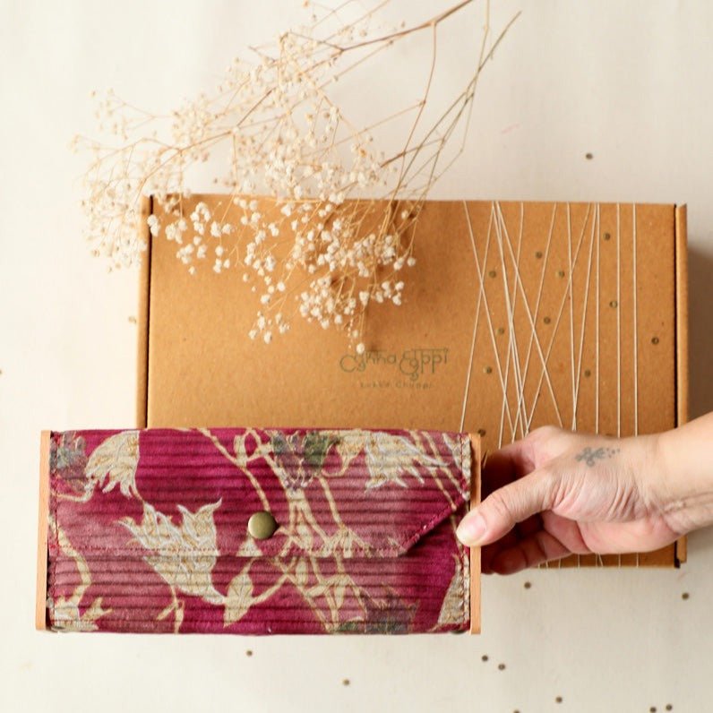 Gift For Her - Mini Red Clutch Gift Box | Verified Sustainable by Brown Living™