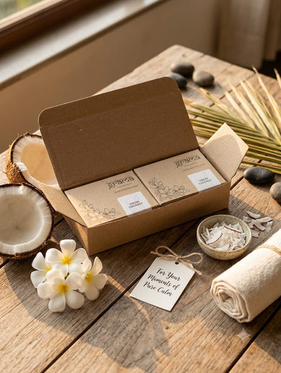 Gift Pack Combo, 2 Soaps of Your Choice (Hot Process) – Body Soap on Brown Living™. SKU: Redsandalsoapnnn. Img 1.