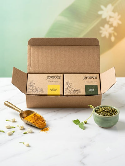 Gift Pack Combo, 2 Soaps of Your Choice (Hot Process) – Body Soap on Brown Living™. SKU: Redsandalsoapnnn. Img 3.