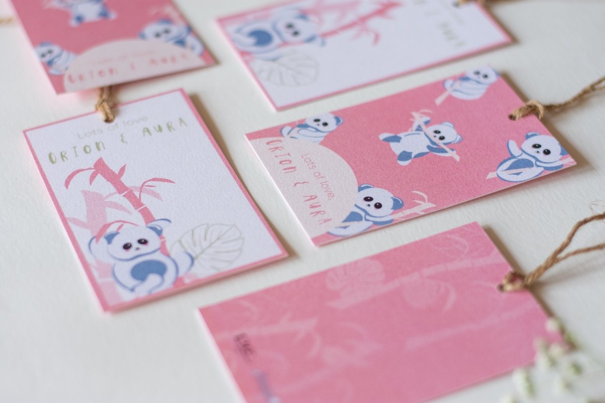 Gift Tags - K for Koala | Bright | 350 GSM Double Pasted Texture Paper | Verified Sustainable by Brown Living™