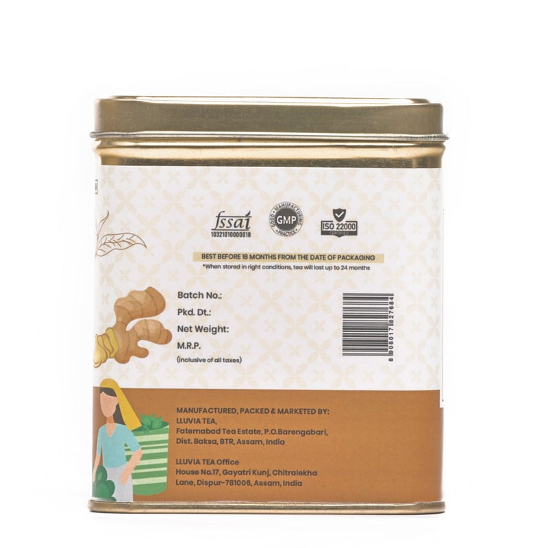 Ginger Black Tea | Immune Support and Energy Boost - 70g | Verified Sustainable by Brown Living™